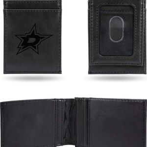 NHL Brand New in Package Dallas Stars. Laser engraved front pocket wallet